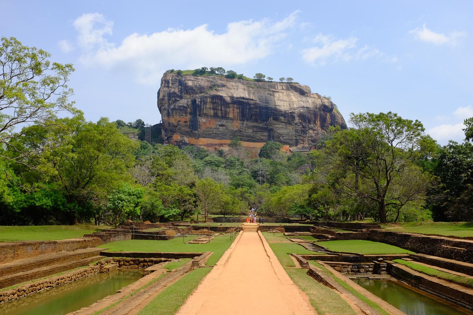 Approach path to Sigiriya Rock
