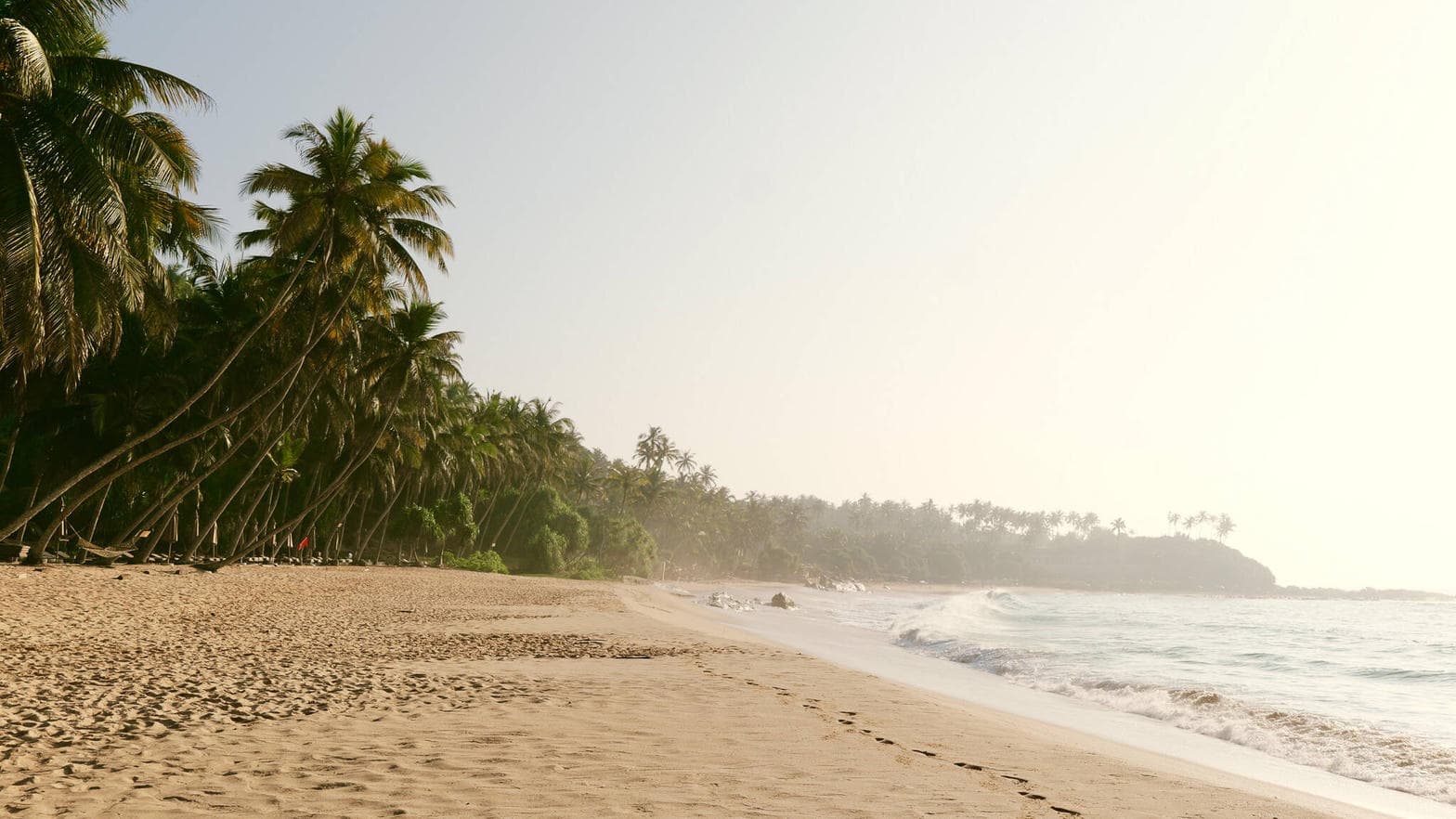 Golden light on Tangalle beach