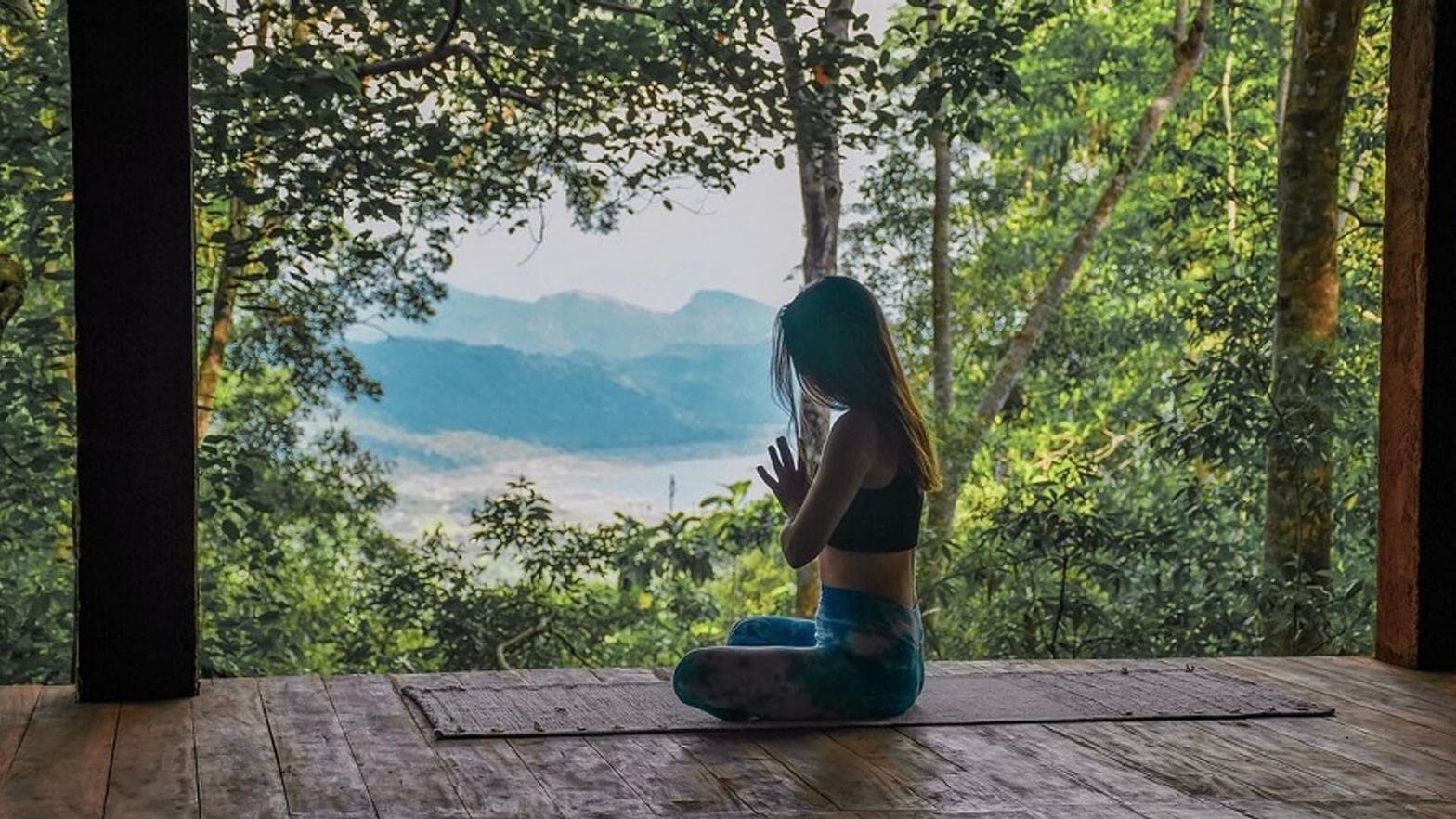 Yoga with forest views, Sri Lanka